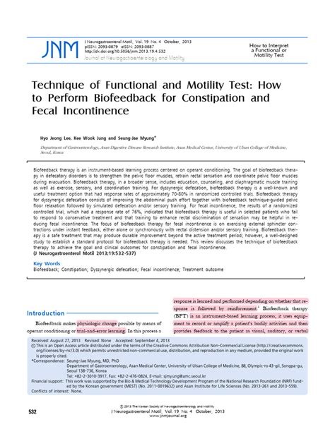 Techniques of Functional and Motility Test: How to Perform and 